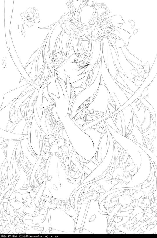免费素材图片素材漫画插画人物卡通美丽公主请您分享:素材描述