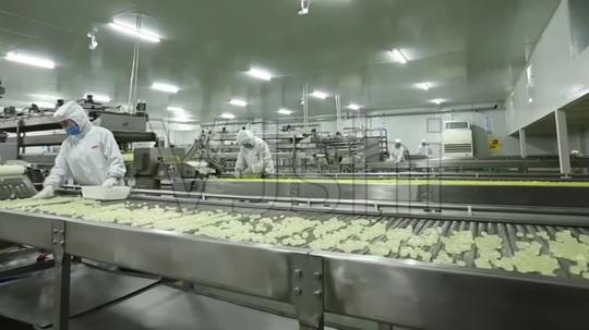 零食糖果面包食品生产线视频素材