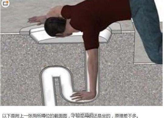 手机掉厕所小伙捡手机被卡蹲坑里
