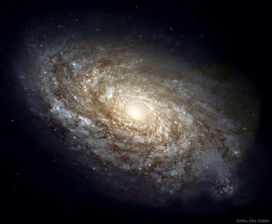 每日一天文图,ngc4414:一个絮状旋涡星系,由哈勃太空望远镜拍摄.