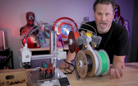 3D打印机工作场景