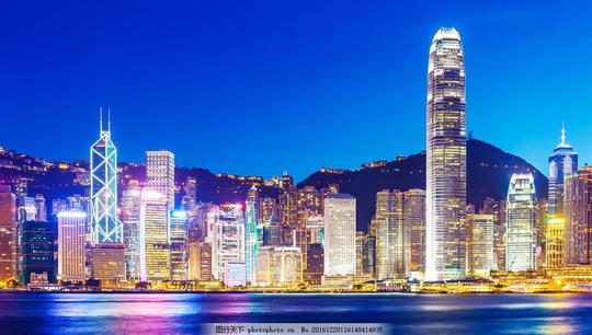 高楼上的灯光高楼上的灯光图片素材夜晚城市建筑物倒影城市风光
