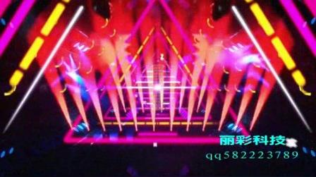 海草舞动感时尚炫酷灯光舞蹈配乐成品大屏幕舞台背景视频素材