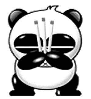 熊猫烧香表情包 一路好走