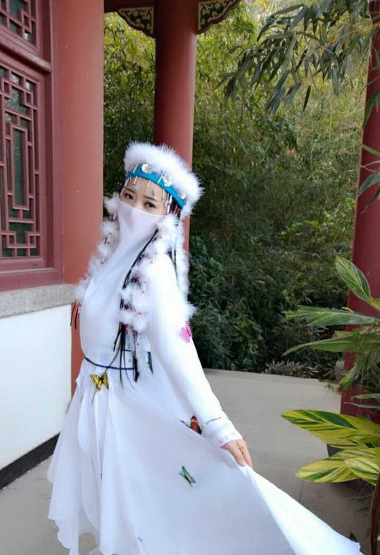 香妃同款衣服影视古装还珠格格香妃女装含香演出服蒙古族飘逸超仙