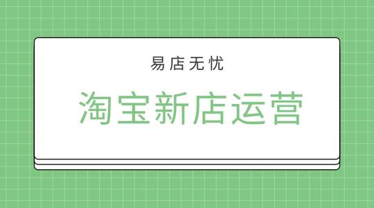 淘宝新店运营
