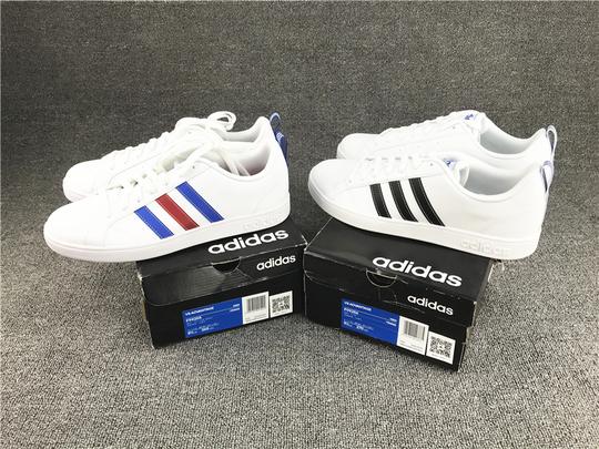 虎扑正品阿迪adidas经典三道杠ad板鞋休闲鞋网球鞋f99256f99255