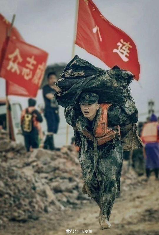 郑州抗洪图片素材