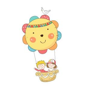 六一儿童节可爱卡通幼儿园透明背景免扣素材(38)