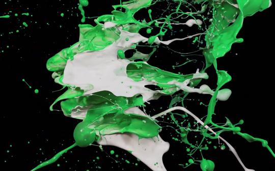 视频素材160个水墨滴落散开泼墨晕染动画特效合成素材paintthrowsbbv12