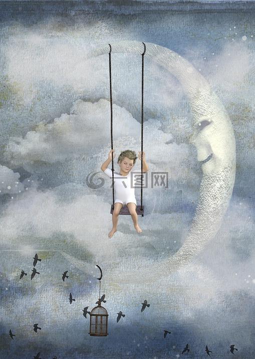 月球梦想童话故事