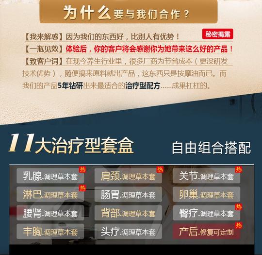 美容院胸部护理套盒美容院身体精油套盒产后修复美容养生项目oem