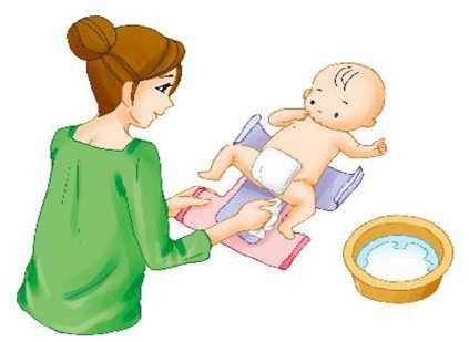 怎样正确给新生儿换尿布