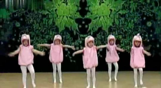 集体兔子舞舞蹈视频幼儿园舞蹈-跳舞视频,舞教学,各种舞-小雷视频