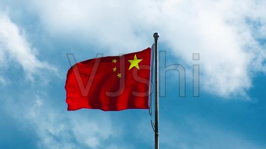 蓝天白云五星红旗_1920x1080_高清视频素材下载(编号