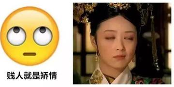 贱人就是矫情表情包华妃