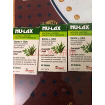 nu-lax乐康膏芦荟乐康片40片/瓶澳洲进口天然番泻叶芦荟精华膳食纤维实拍图