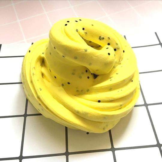 slime棉花泥亮片史莱姆粘土玩具戳戳泥diy彩泥橡皮泥解压发泄泥
