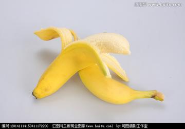 黄色香蕉片图片