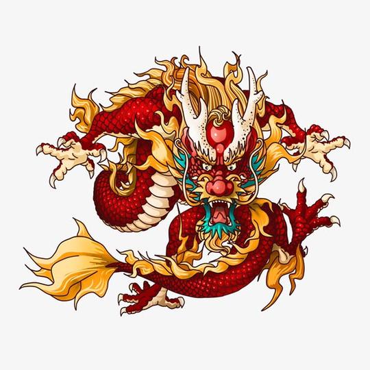 炫酷大气中国龙素材