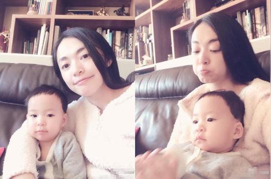女儿取名小玥儿刚8个月大,从照片看女儿长相更像父亲汪小菲.