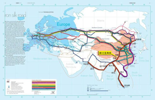 高铁网交汇地去的沈阳,太原,西安,成都等中心城市将发挥更大的区域