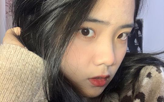 新手投稿|日常校园妆容|超温柔杏色眼妆(无教导含义)