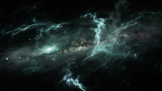 神秘宇宙漫游星空粒子视频素材