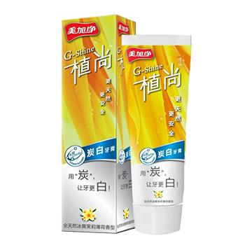 美加净植尚炭白牙膏(茉莉)180g/支