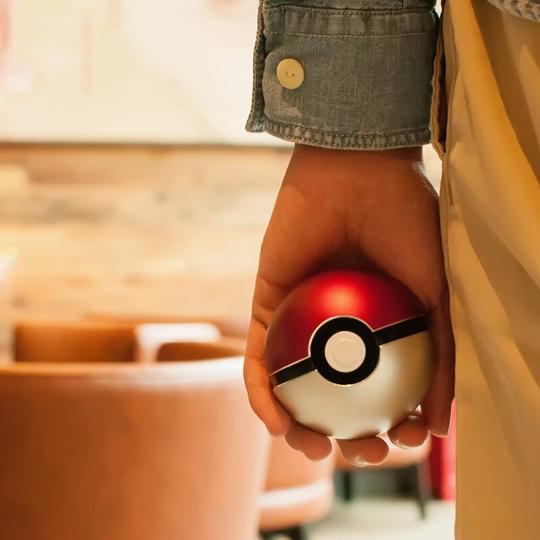 pokemongo精灵球暖手宝移动电源神奇宝贝卡通可爱苹果通用充电宝抖音