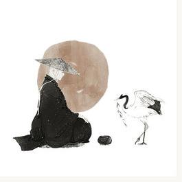 古风和尚插画设计素材