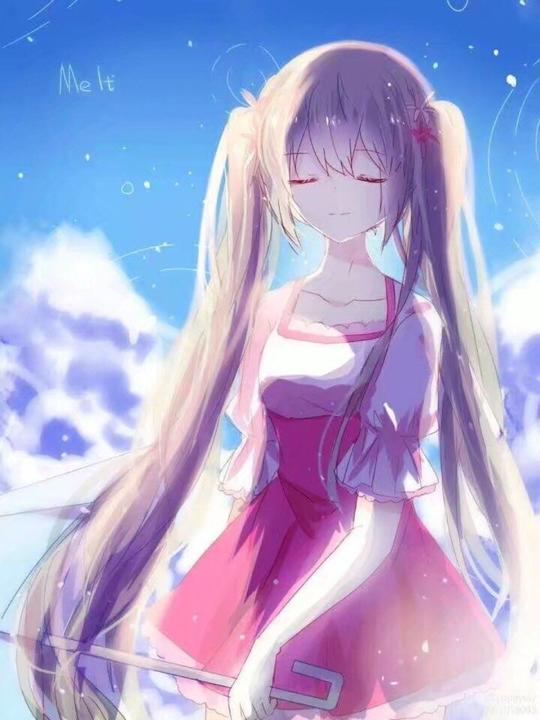二次元男孩女孩校园唯美可爱意境动漫