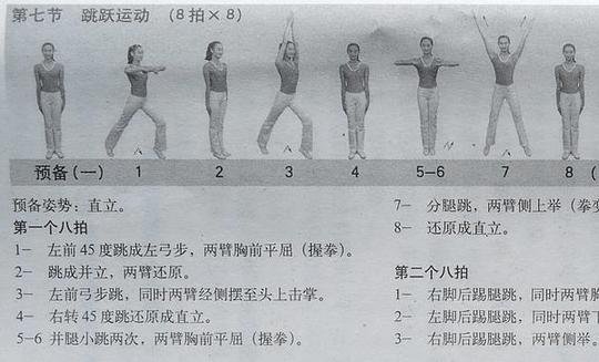 第三套中小学生广播体操-舞动青春分解图