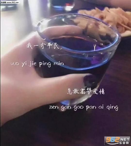 我一介平民怎敢高攀爱情抖音背景图片