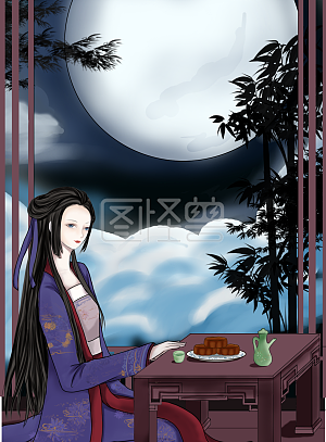 中秋节赏月的唯美句子