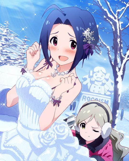 动漫二次元插画少女偶像大师人物三浦梓im@s爱马仕白银のド