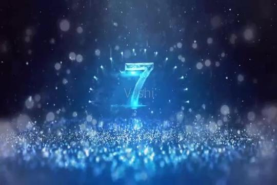 水元素10秒倒计时光线粒子开场_720x480_高清视频素材
