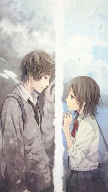 瑟瑟的情侣背景图