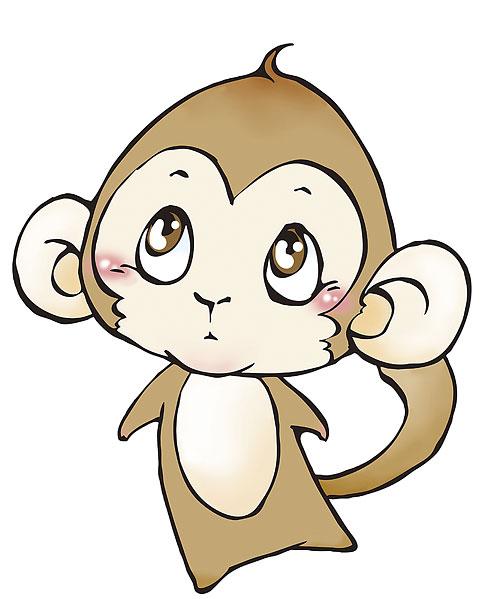 猴生肖插画_图片大全—全景创意图库（quanjing.com）中国领先的正版图片视频素材网站
