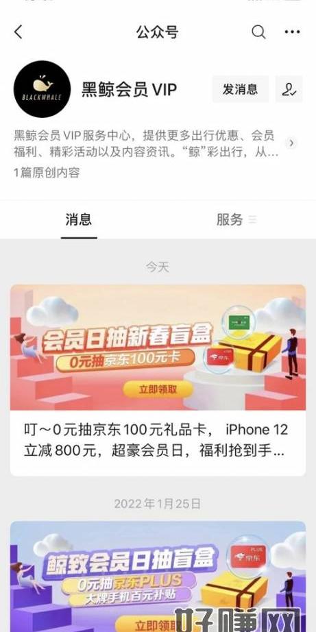 黑鲸会员活动放水