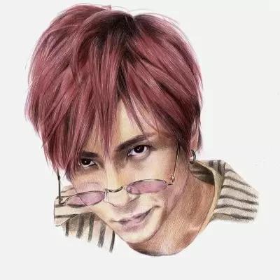 承蒙关照。,男生,手绘