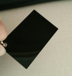热卖定制加工uv丝印打印刷透明激光雕刻广告亚克力板黑色20x30cm