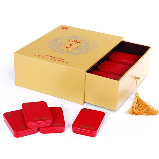 【淘宝拍卖】2014新茶御牌西湖龙井茶明前特级茶叶礼盒封120