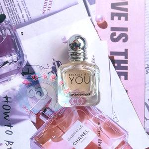 正品小样阿*玛*尼you因为是你女士香水7mlq版15ml喷雾持久便携