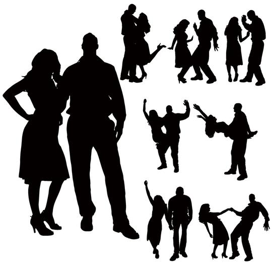 交谊舞人物素材图片