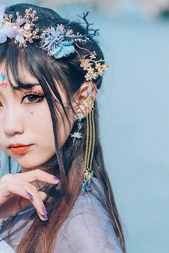 本文禁止转载或摘编美女女神古风清纯摄影汉服场景大长腿连