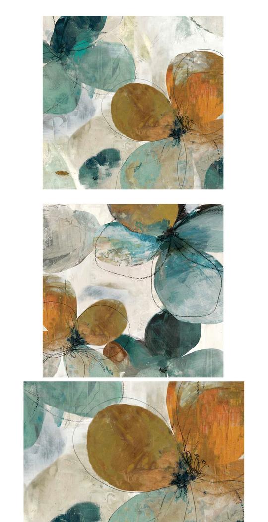 北欧美式进口画芯装饰画素材欧式挂画卡纸画图片抽象图库油画素材