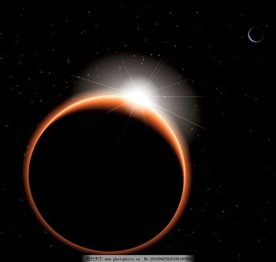 太空星球矢量素材黑色地球星光十字光背光