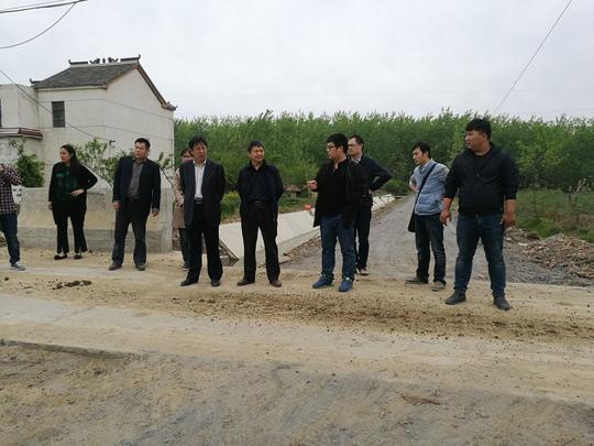 市农业资源开发局来我区督查高标准农田项目建设情况