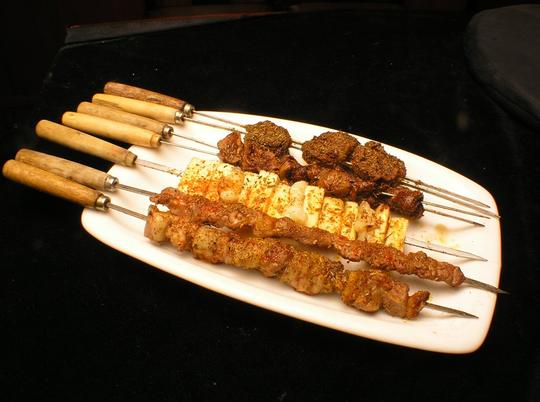 烤串美食素材图片